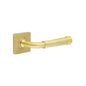 Burlington Highgate Door Handles On Square Plain Rose by Burlington By Frelan
