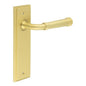Burlington Highgate Door Handle Latch Backplate by Burlington By Frelan