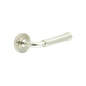 Burlington Highgate Door Handles On Plain Rose by Burlington By Frelan