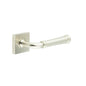 Burlington Highgate Door Handles On Square Plain Rose by Burlington By Frelan