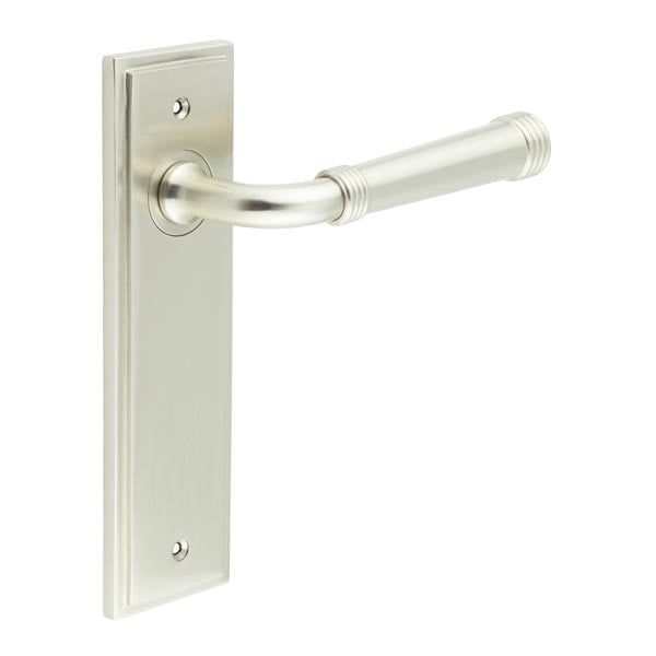 Burlington Highgate Door Handle Latch Backplate by Burlington By Frelan