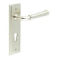 Burlington Highgate Door Handle Din Euro Backplate by Burlington By Frelan