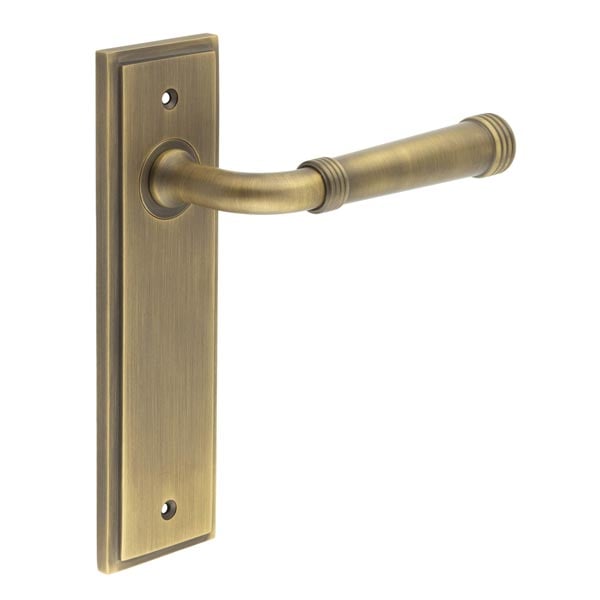 Burlington Highgate Door Handle Latch Backplate by Burlington By Frelan