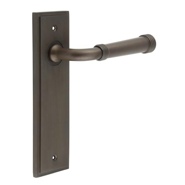 Burlington Highgate Door Handle Latch Backplate by Burlington By Frelan