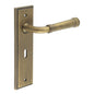 Burlington Highgate Door Handles Lock Backplate by Burlington By Frelan