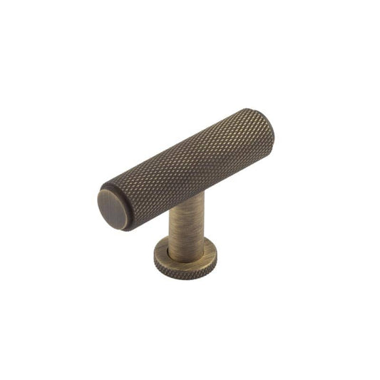 Burlington Piccadilly Knurled T Bar Cabinet Knobs by Burlington By Frelan