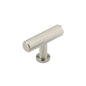 Burlington Piccadilly Knurled T Bar Cabinet Knobs by Burlington By Frelan