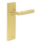 Burlington Piccadilly Door Handle Latch Backplate by Burlington By Frelan