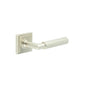 Burlington Piccadilly Door Handles On Square Stepped Rose by Burlington By Frelan