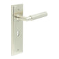 Burlington Piccadilly Door Handle Lock Backplate by Burlington By Frelan