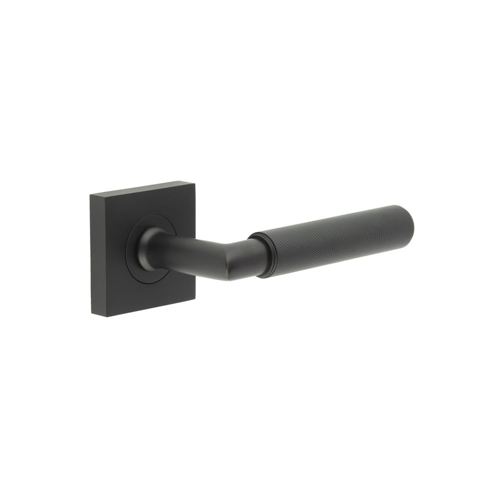 Burlington Piccadilly Door Handles On Square Plain Rose by Burlington By Frelan