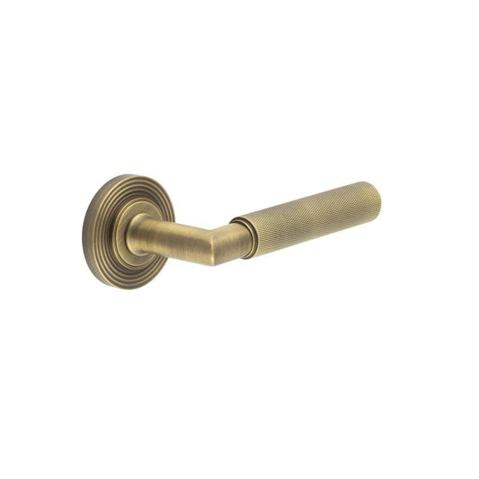 Burlington Piccadilly Door Handles On Reeded Rose by Burlington By Frelan