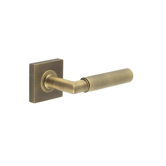 Burlington Piccadilly Door Handles On Square Plain Rose by Burlington By Frelan