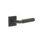 Burlington Piccadilly Door Handles On Square Stepped Rose by Burlington By Frelan