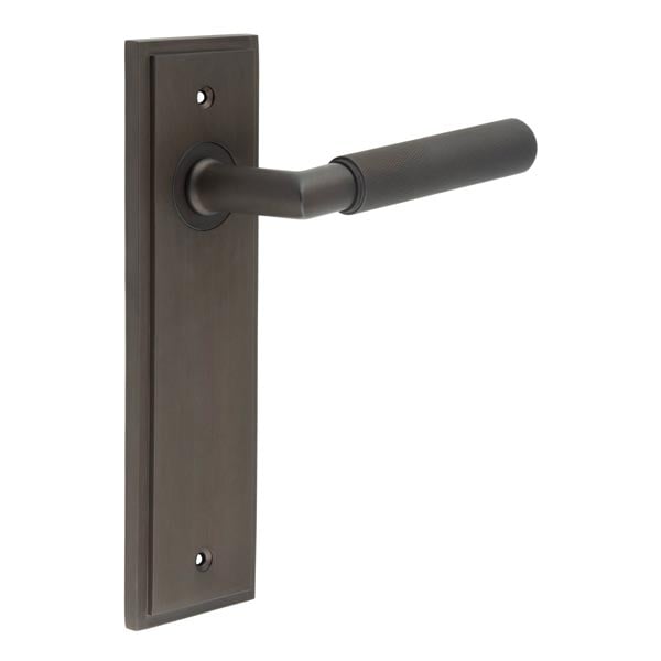 Burlington Piccadilly Door Handle Latch Backplate by Burlington By Frelan