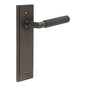 Burlington Piccadilly Door Handles Latch Backplate by Burlington By Frelan