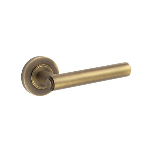 Burlington Richmond Door Handles On Plain Rose by Burlington By Frelan