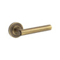 Burlington Richmond Door Handles On Plain Rose by Burlington By Frelan