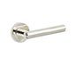 Burlington Richmond Door Handles On Plain Rose by Burlington By Frelan