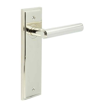 Burlington Richmond Door Handles Latch Backplate by Burlington By Frelan