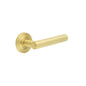 Burlington Richmond Door Handles On Chamfered Rose by Burlington By Frelan