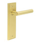 Burlington Richmond Door Handles Latch Backplate by Burlington By Frelan