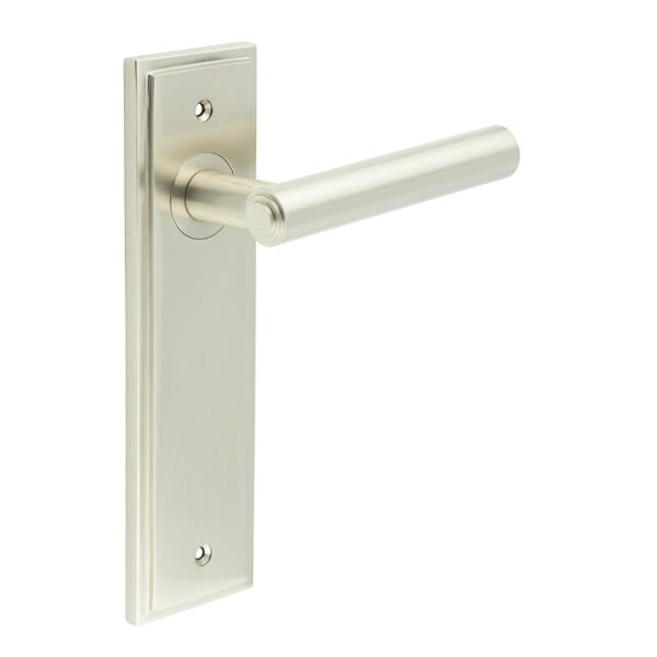 Burlington Richmond Door Handles Latch Backplate by Burlington By Frelan