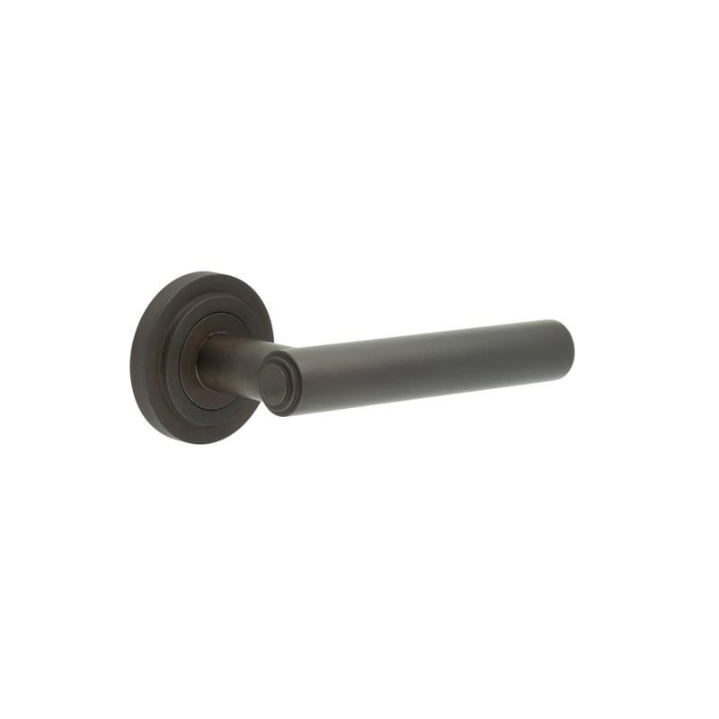 Burlington Richmond Door Handles On Stepped Rose by Burlington By Frelan