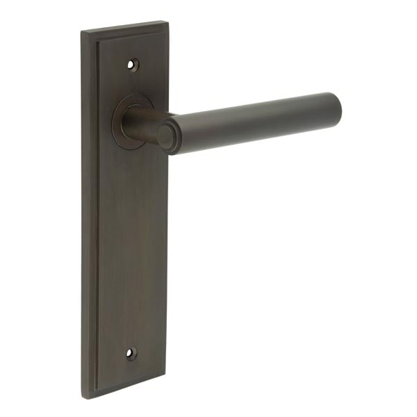 Burlington Richmond Door Handles Latch Backplate by Burlington By Frelan