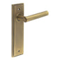 Burlington Richmond Door Handles Latch Backplate by Burlington By Frelan
