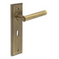 Burlington Richmond Door Handle Lock Backplate by Burlington By Frelan