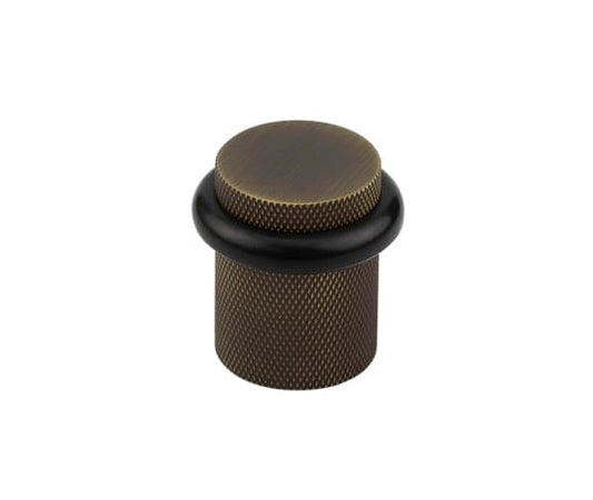Burlington Knurled Floor Mounted Door Stops 40mm Dia by Burlington By Frelan