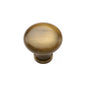 Victorian Round Cabinet Knob by M Marcus - Heritage Brass
