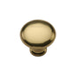 Victorian Round Cabinet Knob by M Marcus - Heritage Brass
