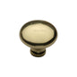 Victorian Round Cabinet Knob by M Marcus - Heritage Brass