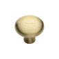 Victorian Round Cabinet Knob by M Marcus - Heritage Brass