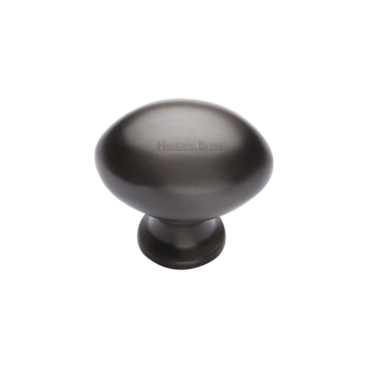 Victorian Oval Cabinet Knob by M Marcus - Heritage Brass