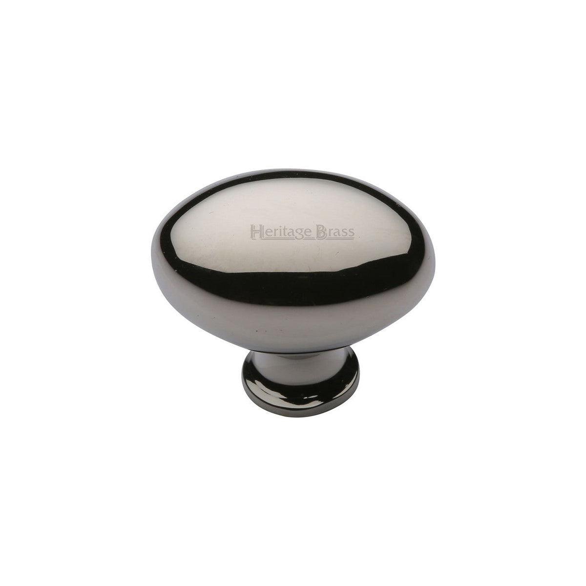 Victorian Oval Cabinet Knob by M Marcus - Heritage Brass