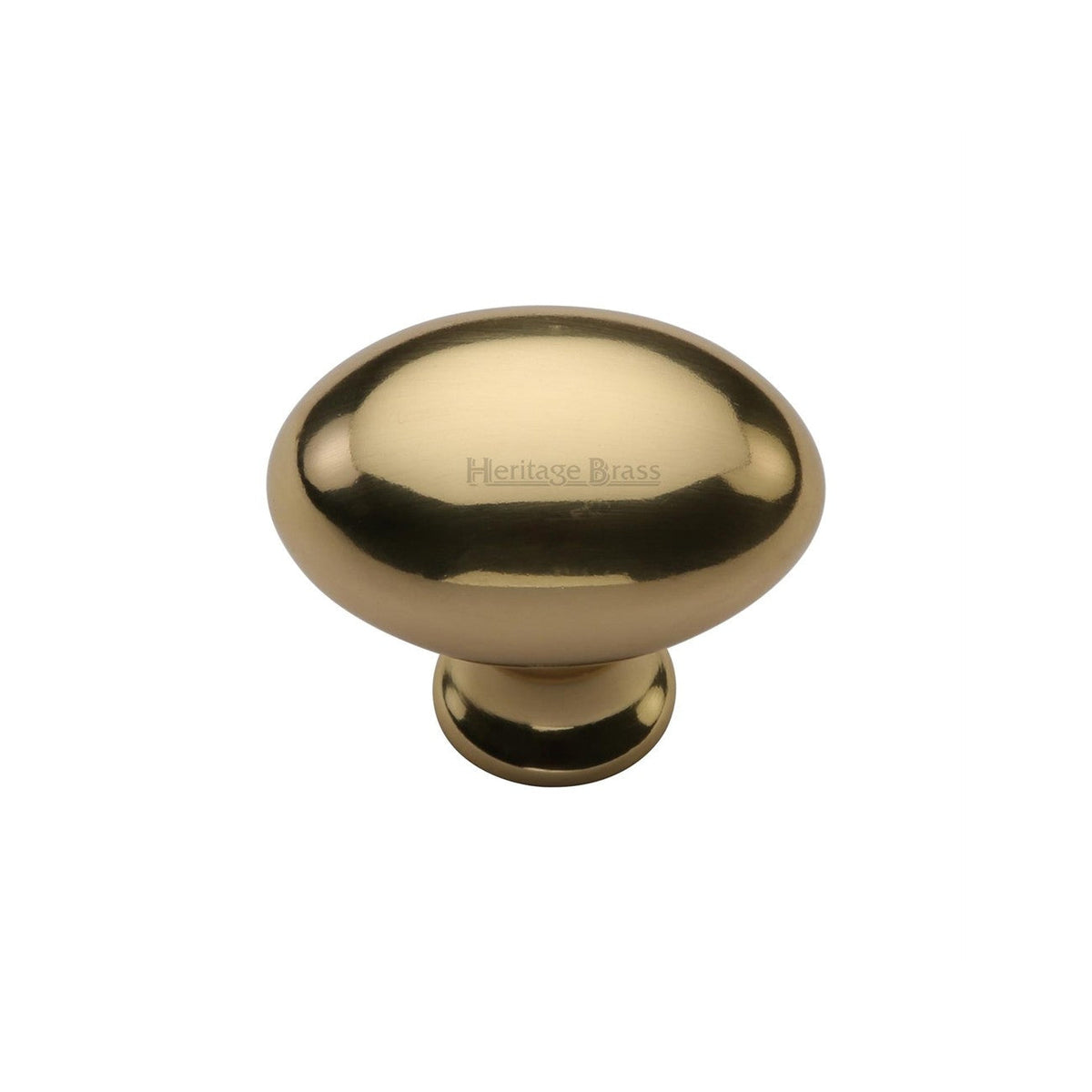 Victorian Oval Cabinet Knob by M Marcus - Heritage Brass