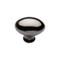Victorian Oval Cabinet Knob by M Marcus - Heritage Brass