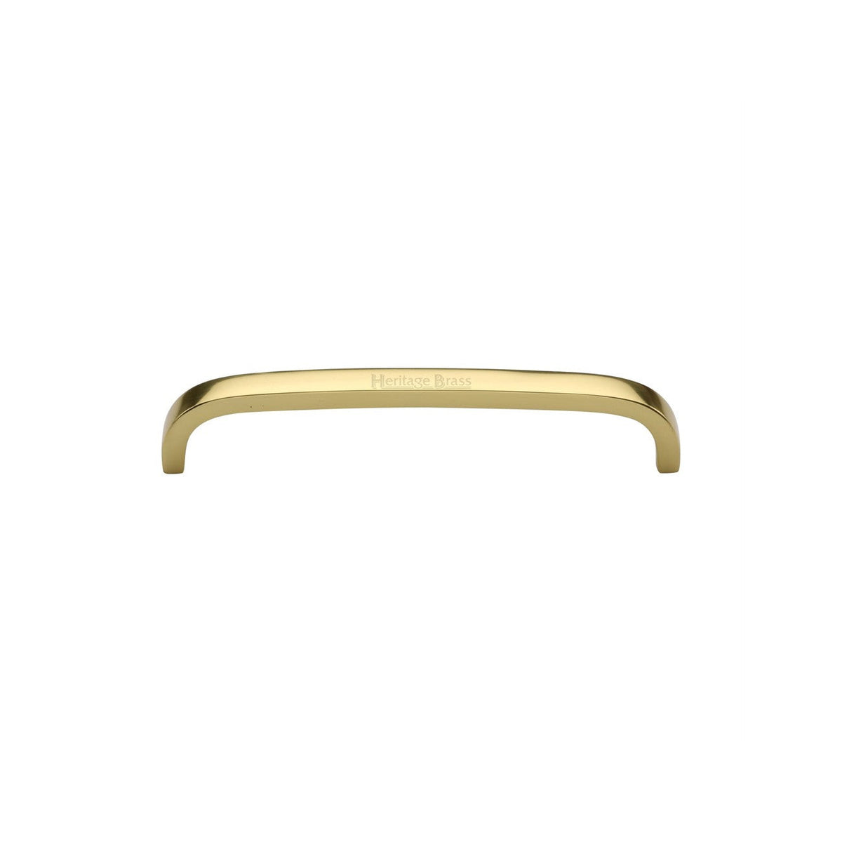Curved D Shaped Cabinet Pull Handle by M Marcus - Heritage Brass