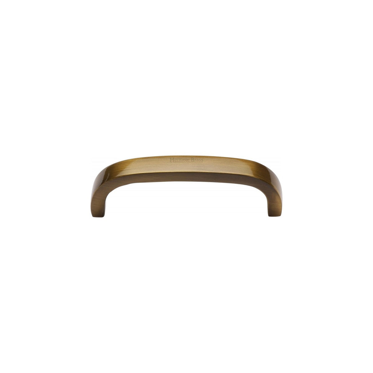 Curved D Shaped Cabinet Pull Handle by M Marcus - Heritage Brass
