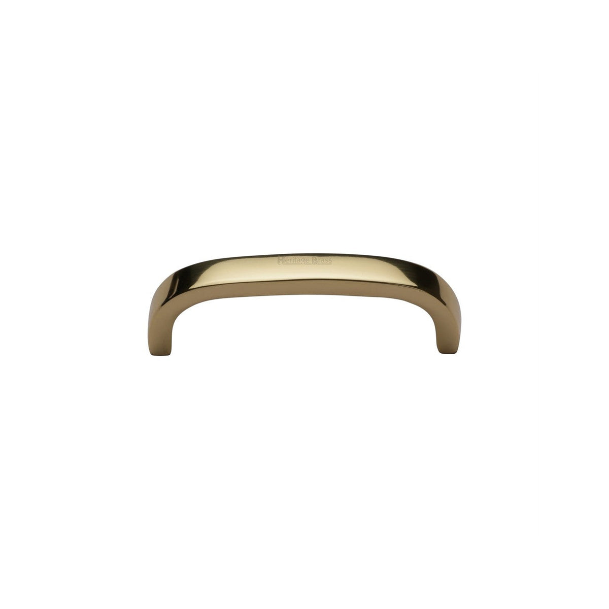 Curved D Shaped Cabinet Pull Handle by M Marcus - Heritage Brass