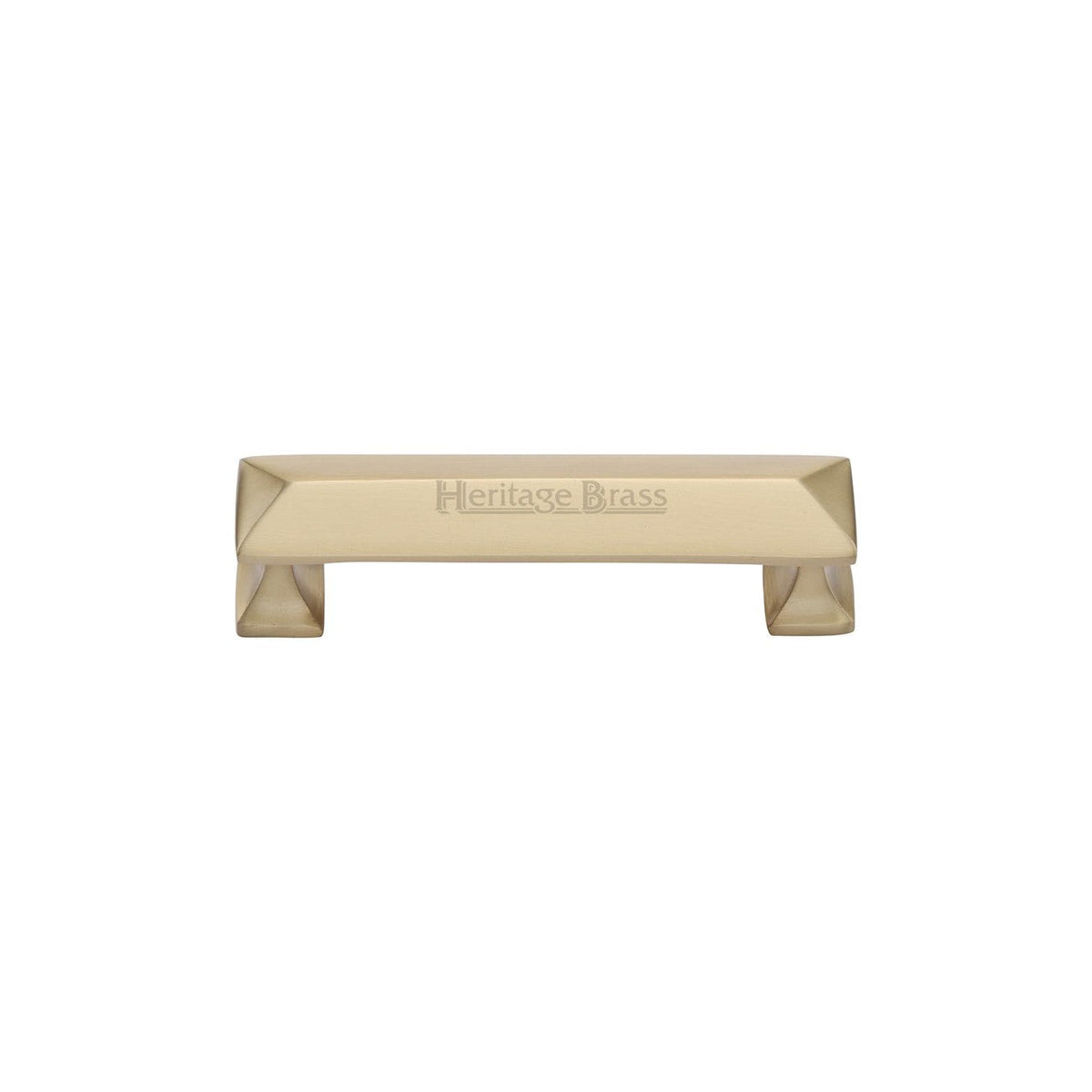 Pyramid Cabinet Pull Handle by M Marcus - Heritage Brass