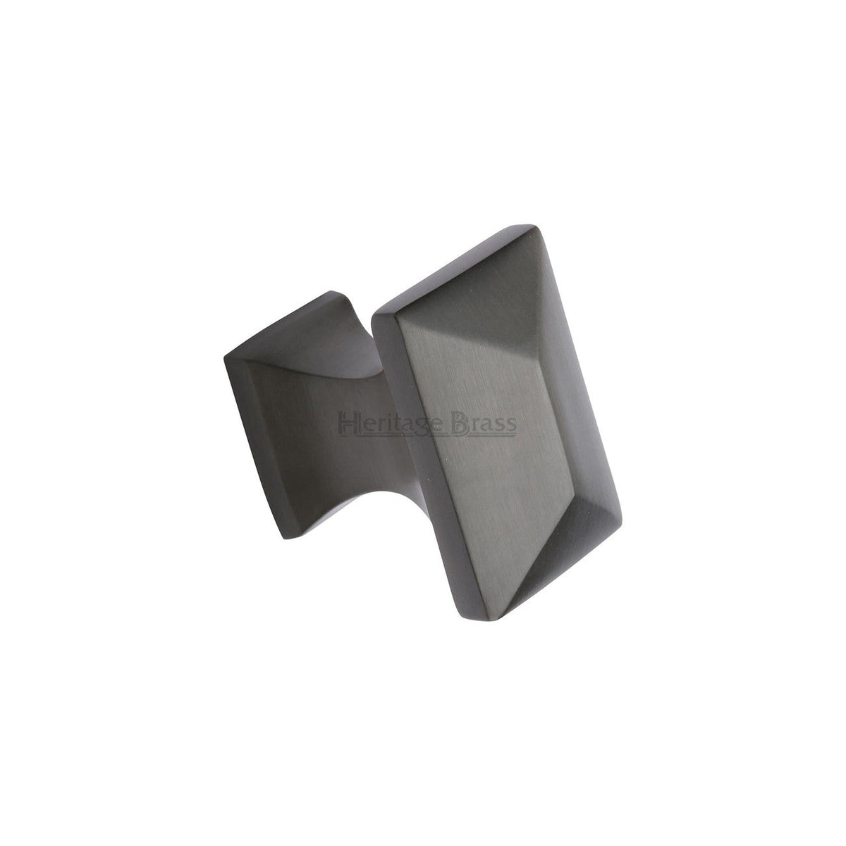Pyramid Cabinet Knob by M Marcus - Heritage Brass