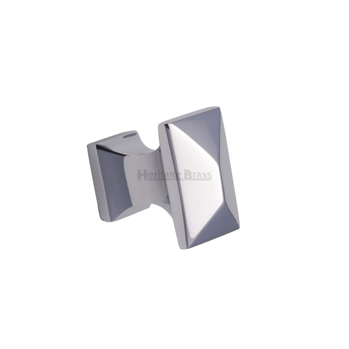 Pyramid Cabinet Knob by M Marcus - Heritage Brass