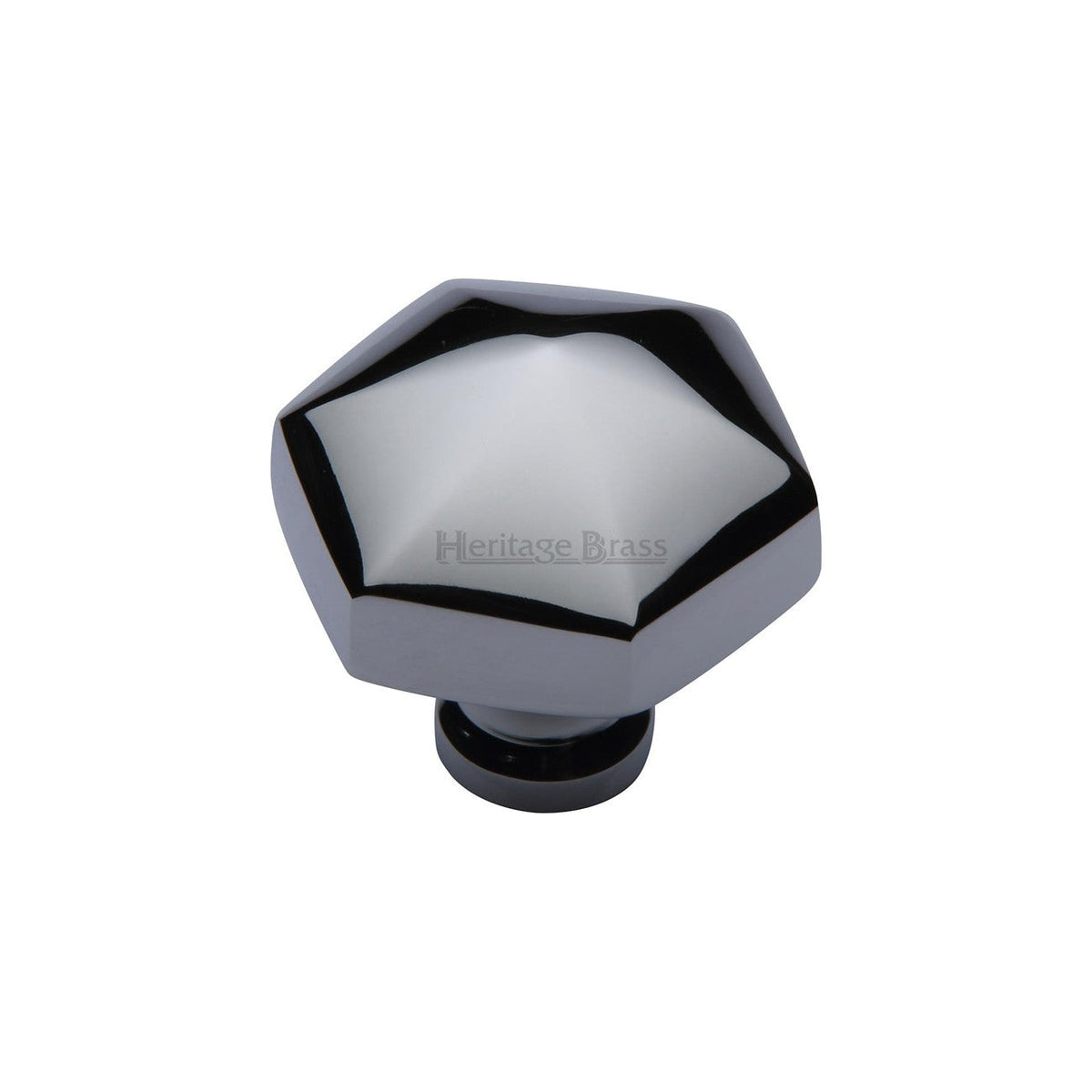 Classic Hexagon Cabinet Knob by M Marcus - Heritage Brass