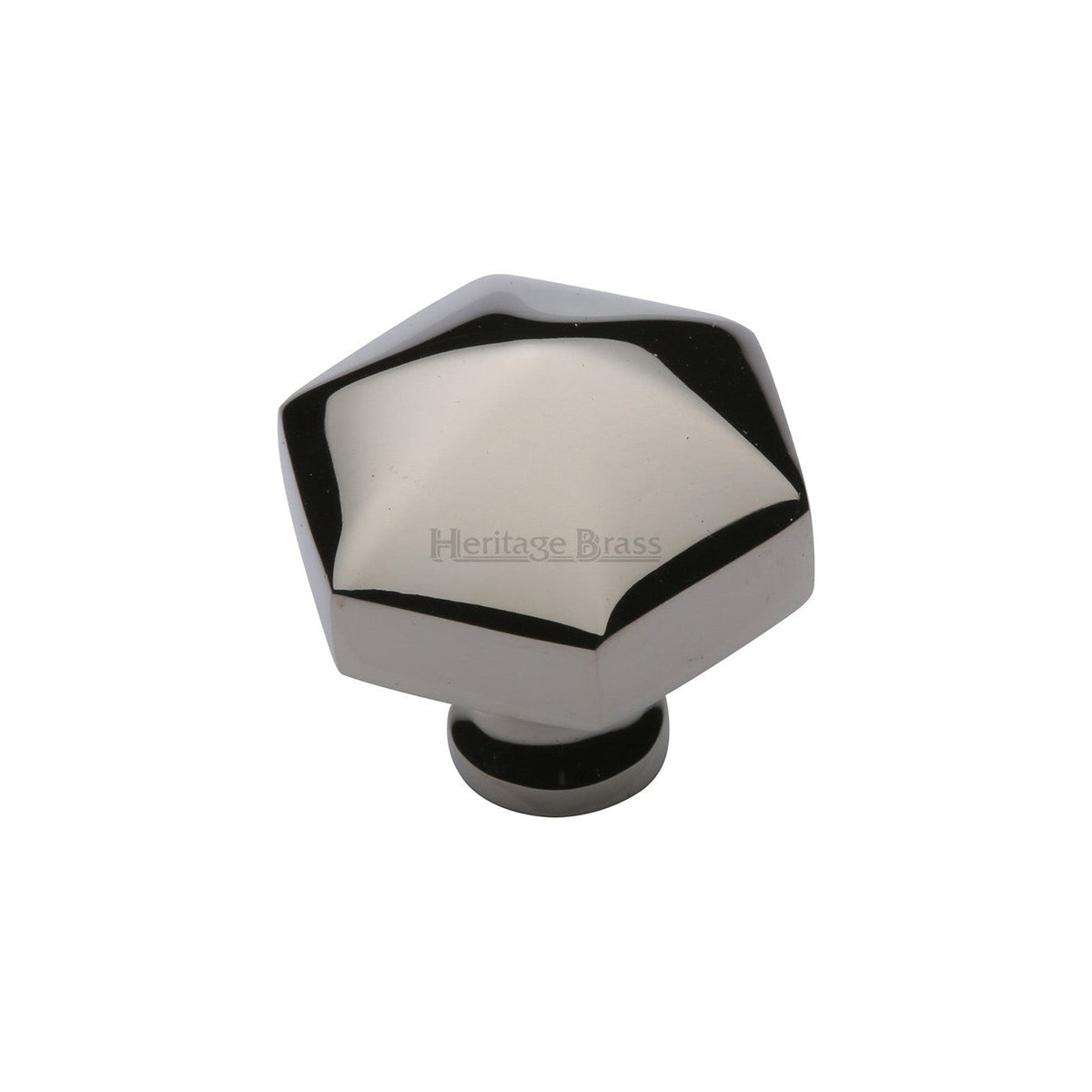 Classic Hexagon Cabinet Knob by M Marcus - Heritage Brass