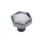 Classic Hexagon Cabinet Knob by M Marcus - Heritage Brass