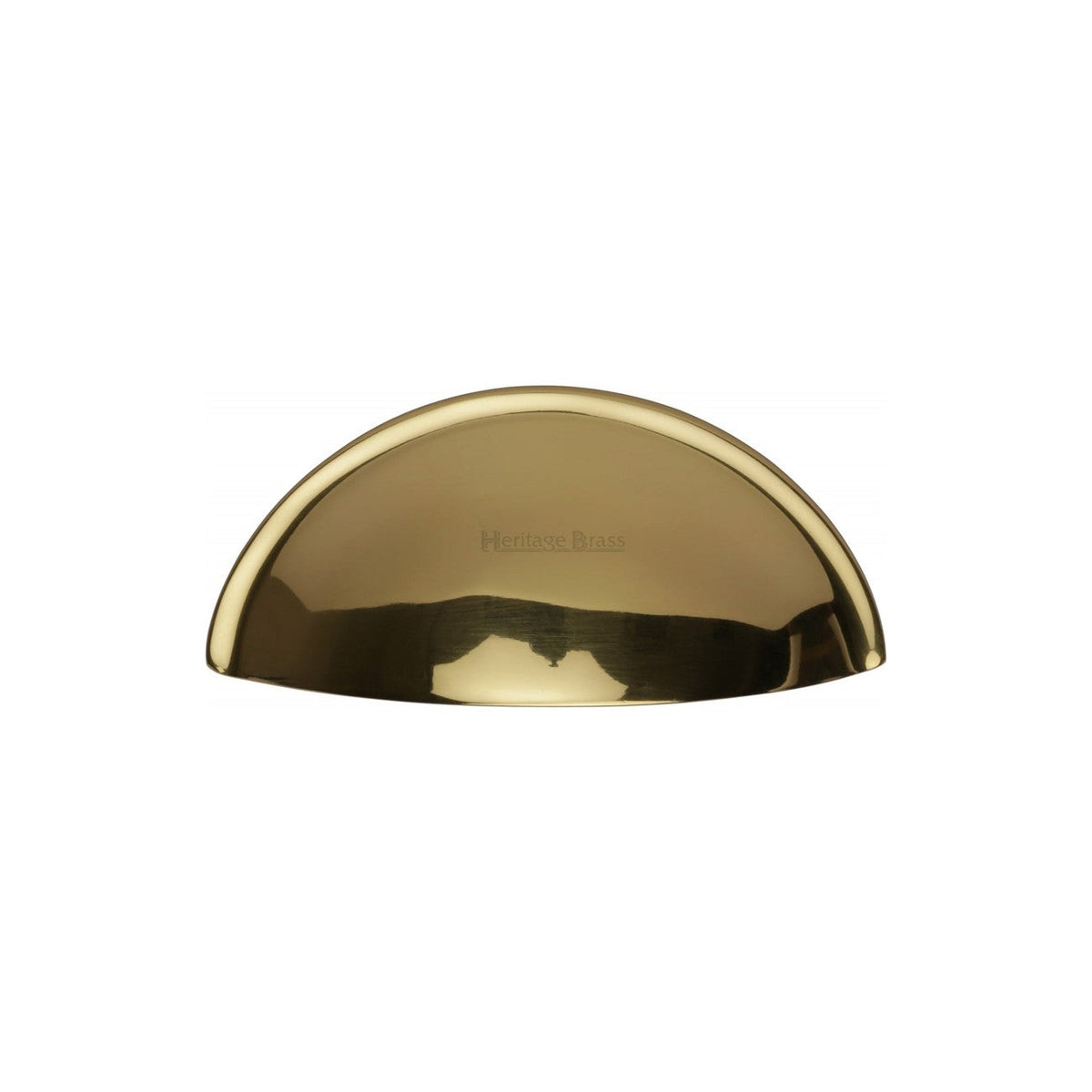 Half Moon Cabinet Drawer Pull by M Marcus - Heritage Brass